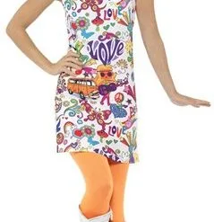 Smiffy's 60s Groovy Carnavalskostuum Dames