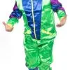 Smiffy's 80s Trainingspak Heren Groen -Schminke Speciaalzaak 80s trainingspak heren groen