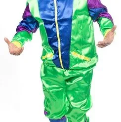 Smiffy's 80s Trainingspak Heren Groen