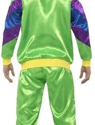 Smiffy's 80s Trainingspak Heren Groen -Schminke Speciaalzaak 80s trainingspak heren groen 3