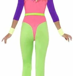 Smiffy's 80s Workout Carnavals Dames Kostuum -Schminke Speciaalzaak 80s workout carnavals dames kostuum 3