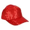 4 Het Moment Hoed Zwart Met Pailletten -Schminke Speciaalzaak Cap pailletten rood
