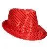 4 Het Moment Party Pet Pailletten Roze -Schminke Speciaalzaak Hoed rood met pailletten