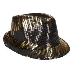 4 Het Moment Hoed Fuchsia Met Pailletten