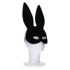 Eivorm “hart” -Schminke Speciaalzaak Masker zwart konijn scaled