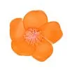 Wij Zijn Holland Haaraccessoire Oranje 1 Wij Zijn Holland Haaraccessoire Oranje -Schminke Speciaalzaak Oranje haarclip bloem scaled