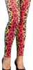 Hoed Zwart-goud Pailletten -Schminke Speciaalzaak Party leggings Regenboog Luipaard