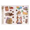 4 Het Moment Vlaggenlijn Sint Zwart Wit -Schminke Speciaalzaak Raamstickers Sinterklaas