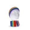 4 Het Moment Sleep “rainbow” -Schminke Speciaalzaak Regenboog hoofd polszweetbandjes scaled