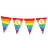 Zwaaivlag Regenboog -Schminke Speciaalzaak Vlaggenlijn 90 jaar 5 meter 15 vlaggen scaled