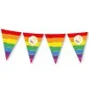 Slinger “waaier Vorm” 4 Meter -Schminke Speciaalzaak Vlaggenlijn regenboog scaled