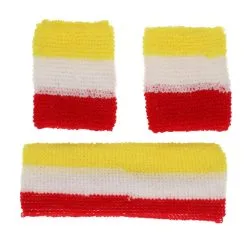 Handschoenen Vingerloos Rood Wit Geel