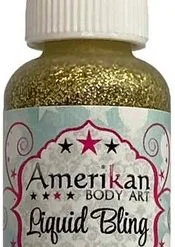 Amerikan Body Art Liquid Bling Brilliant Gold