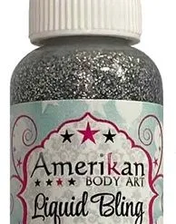 Amerikan Body Art Liquid Bling Chrome Silver