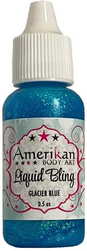 Amerikan Body Art Liquid Bling Glacier Blue 3 Amerikan Body Art Liquid Bling Glacier Blue