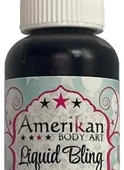 Amerikan Body Art Liquid Bling Jet Black