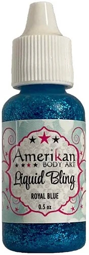 Amerikan Body Art Liquid Bling Royal Blue 3 Amerikan Body Art Liquid Bling Royal Blue