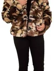 Party Xplosion Bontjas Carnaval Camouflage Dames