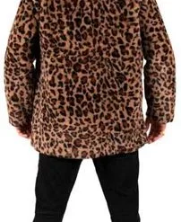 Party Xplosion Bontjas Carnaval Panter Heren -Schminke Speciaalzaak bontjas carnaval panter heren 3