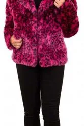 Party Xplosion Bontjas Carnaval Panter Roze Dames