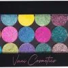 Brights Palette Pressed Glitter Vani Cosmetics -Schminke Speciaalzaak brights palette pressed glitter vani cosmetics