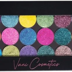 Brights Palette Pressed Glitter Vani Cosmetics