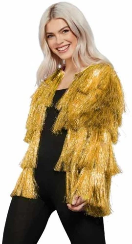 FEVER Carnaval Jas Dames Goud 3 FEVER Carnaval Jas Dames Goud