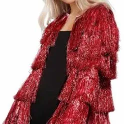 FEVER Carnaval Jas Dames Rood