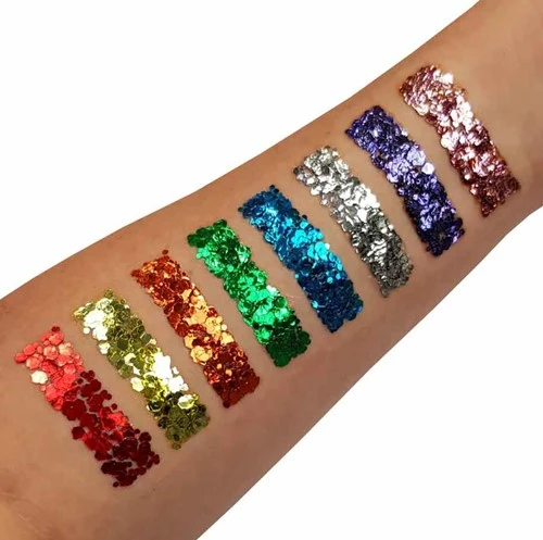 Moon Creations Chunky Glitter Gel Classic Goud 4 Moon Creations Chunky Glitter Gel Classic Goud - Afbeelding 2