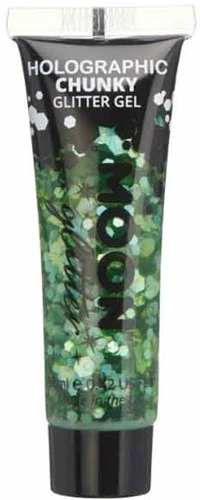 Moon Creations Chunky Glitter Gel Holographic Groen 3 Moon Creations Chunky Glitter Gel Holographic Groen