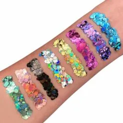 Moon Creations Chunky Glitter Gel Holographic Roze -Schminke Speciaalzaak chunky glitter gel holographic roze 3