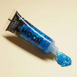 Moon Creations Chunky Glitter Gel Neon Blauw
