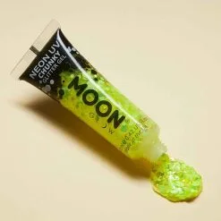 Moon Creations Chunky Glitter Gel Neon Geel