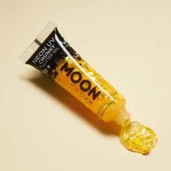 Moon Creations Chunky Glitter Gel Neon Goud Geel