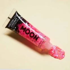 Moon Creations Chunky Glitter Gel Neon Roze