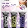 Moon Creations Chunky Glitter Gels Zilver Goud Lavender 2 Moon Creations Chunky Glitter Gels Zilver Goud Lavender -Schminke Speciaalzaak chunky glitter gels zilver goud lavender