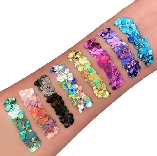 Moon Creations Chunky Glitter Holographic Blauw 4 Moon Creations Chunky Glitter Holographic Blauw - Afbeelding 2