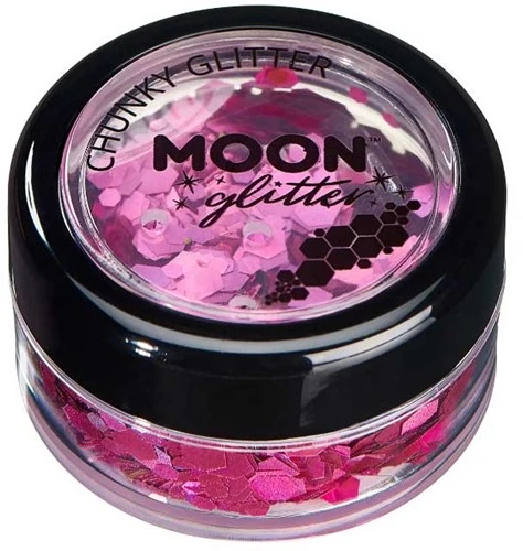 Moon Creations Chunky Glitter Holographic Roze 3 Moon Creations Chunky Glitter Holographic Roze