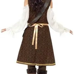 Smiffy's Deluxe Piraten Dames Kostuum -Schminke Speciaalzaak deluxe piraten dames kostuum 3