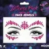 Moon Creations Face Jewels Neon UV Intense Pink 2 Moon Creations Face Jewels Neon UV Intense Pink -Schminke Speciaalzaak face jewels neon uv intense pink