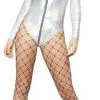 Fever Miss Whiplash Mirror Holographic Bodysuit -Schminke Speciaalzaak fever miss whiplash mirror holographic bodysuit