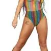 Fever Rainbow Fishnet Bodysuit -Schminke Speciaalzaak fever rainbow fishnet bodysuit