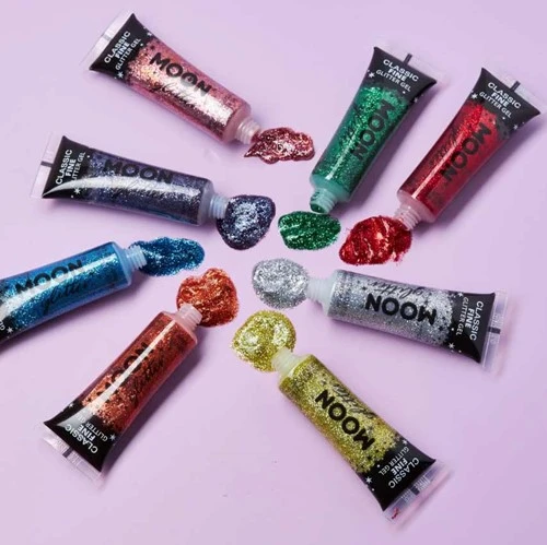 Moon Creations Fine Glitter Gel Classic Groen 4 Moon Creations Fine Glitter Gel Classic Groen - Afbeelding 2