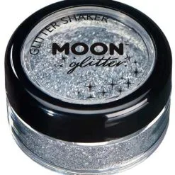 Moon Creations Fine Glitter Shaker Classic Zilver