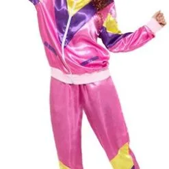 Smiffy's Fout Trainingspak Dames Roze -Schminke Speciaalzaak fout trainingspak dames roze 2