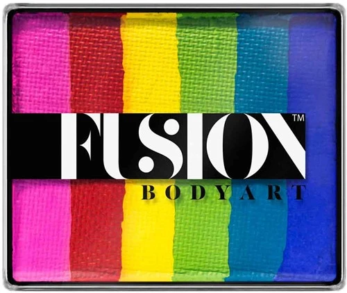 FUSION BODY ART Fusion Rainbow Cake Bright Rainbow 50 Gram 3 FUSION BODY ART Fusion Rainbow Cake Bright Rainbow 50 Gram