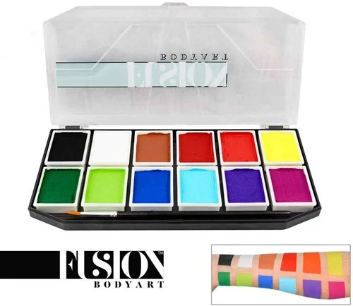 FUSION BODY ART Fusion Schmink Sampler Palette 4 FUSION BODY ART Fusion Schmink Sampler Palette - Afbeelding 2