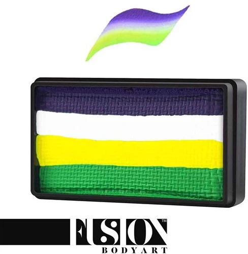 FUSION BODY ART Fusion Splitcake Schmink Leannes Purple Pixie FX 30 Gram 4 FUSION BODY ART Fusion Splitcake Schmink Leannes Purple Pixie FX 30 Gram - Afbeelding 2