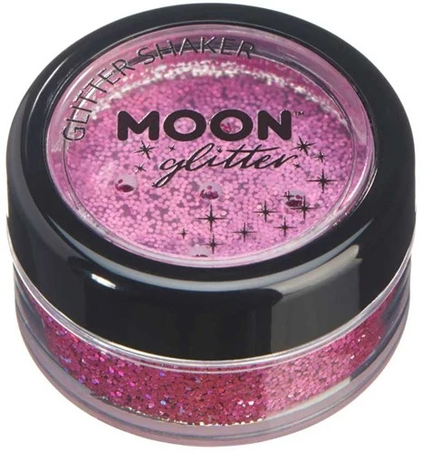 Moon Creations Glitter Shaker Holographic Roze 3 Moon Creations Glitter Shaker Holographic Roze