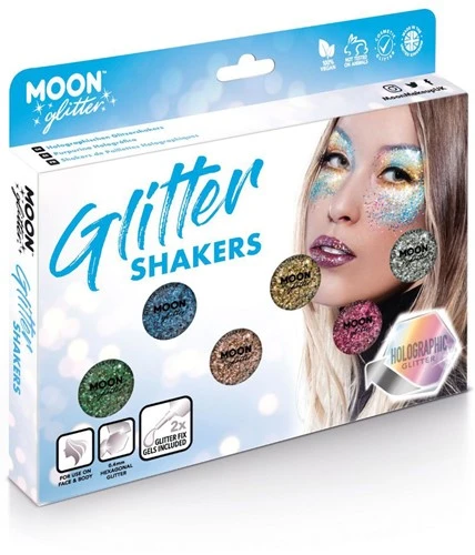 Moon Creations Glitter Shakers Holographic Voordeelset 3 Moon Creations Glitter Shakers Holographic Voordeelset